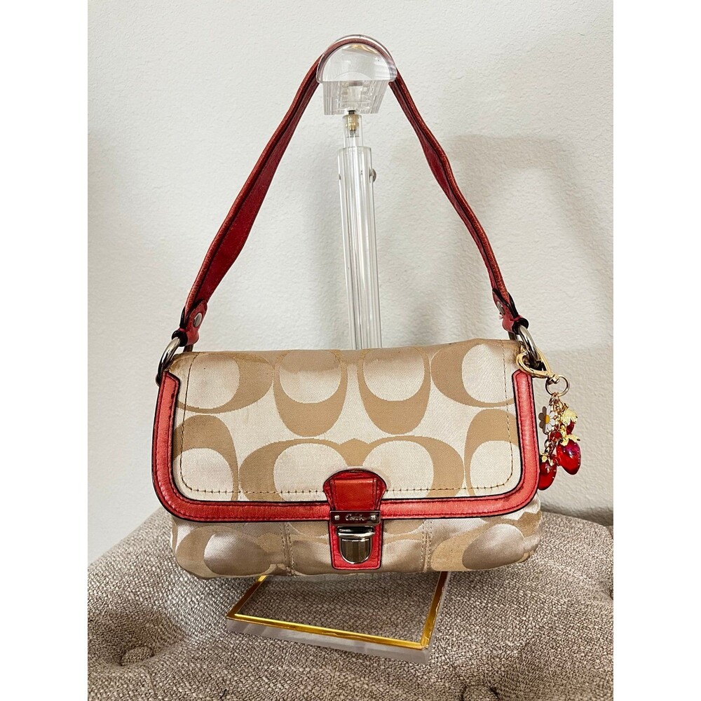 Coach Signature Jacquard Shoulder Bag